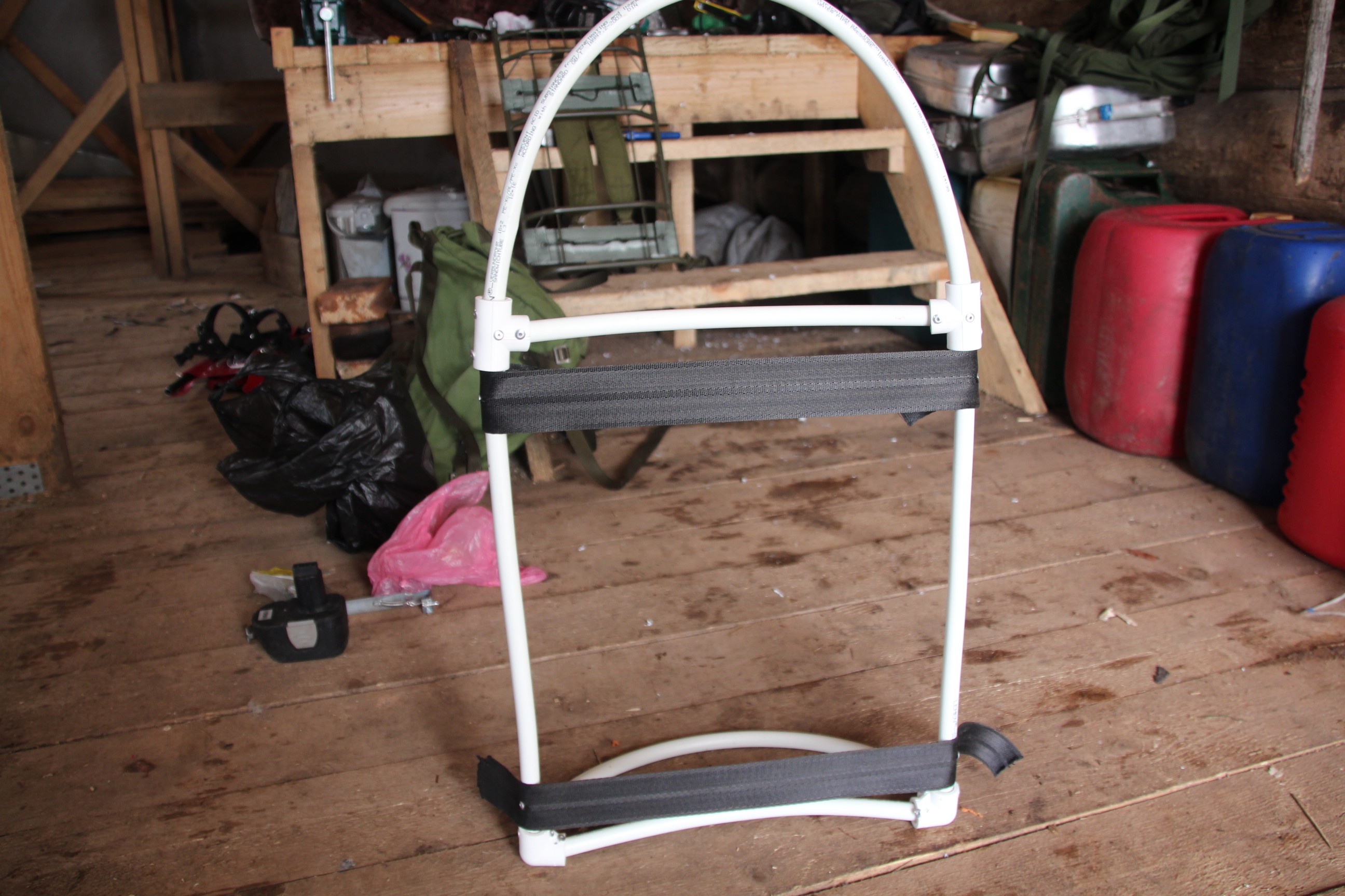 Поняга из полипропиленовых труб своими руками - фото